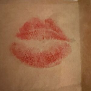 mixed media - "kiss"